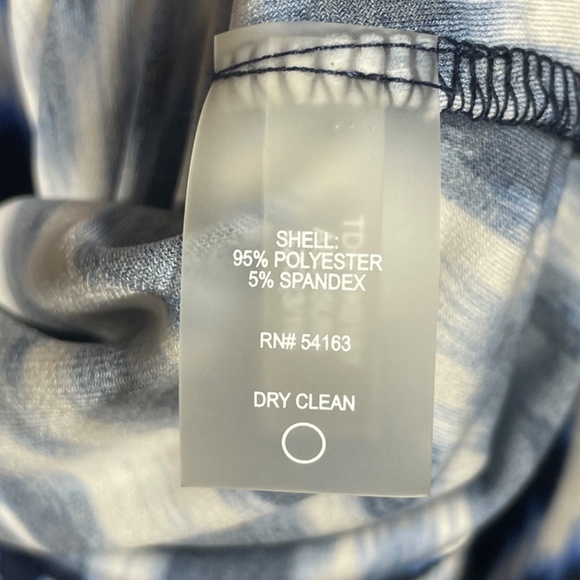 NEW Tommy Hilfiger Dress Womens 4 blue sheath colorful classic - Picture 7 of 10